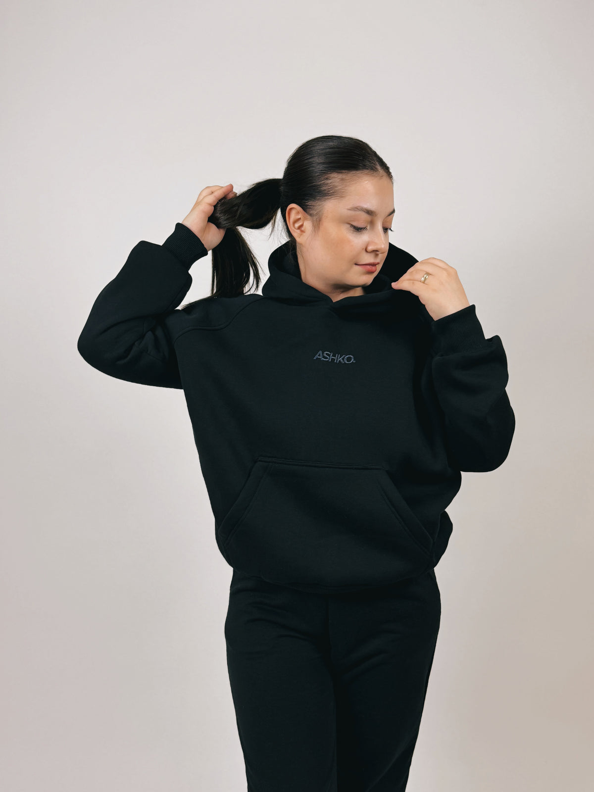 MIDNIGHT BLACK HOODIE
